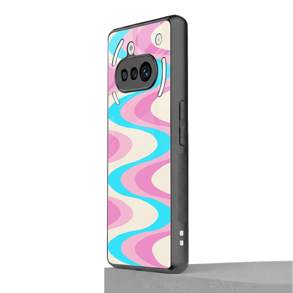 Psychedelic Zig nothing phone 3a mobile cover | shockproof glass phone case