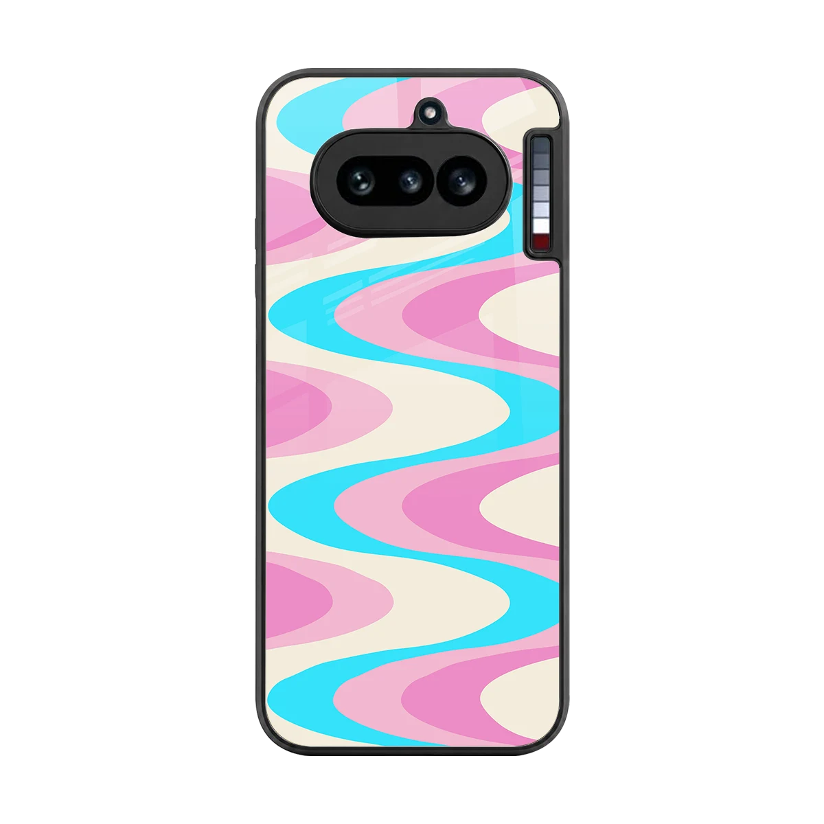 Psychedelic Zig back phone cover | glass case for nothing phone 4a