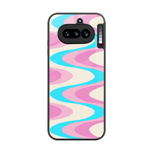 Psychedelic Zig back phone cover | glass case for nothing phone 4a