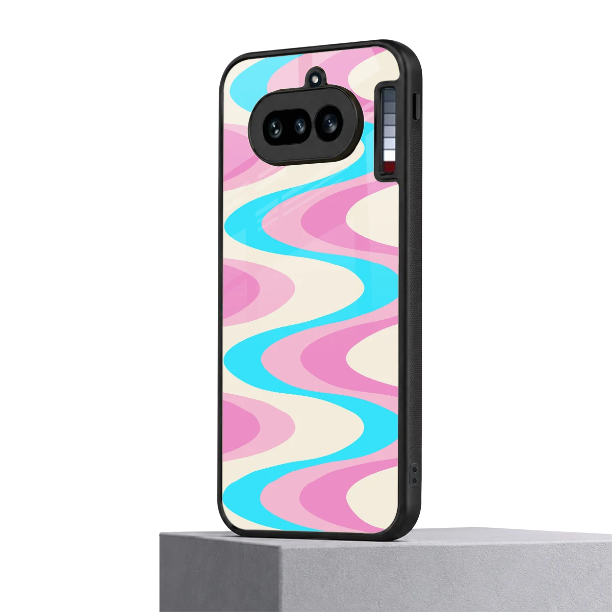 Psychedelic Zig nothing phone 4a mobile cover | shockproof glass phone case