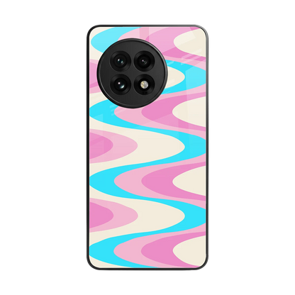 Psychedelic Zig back phone cover | glass case for oneplus 13r