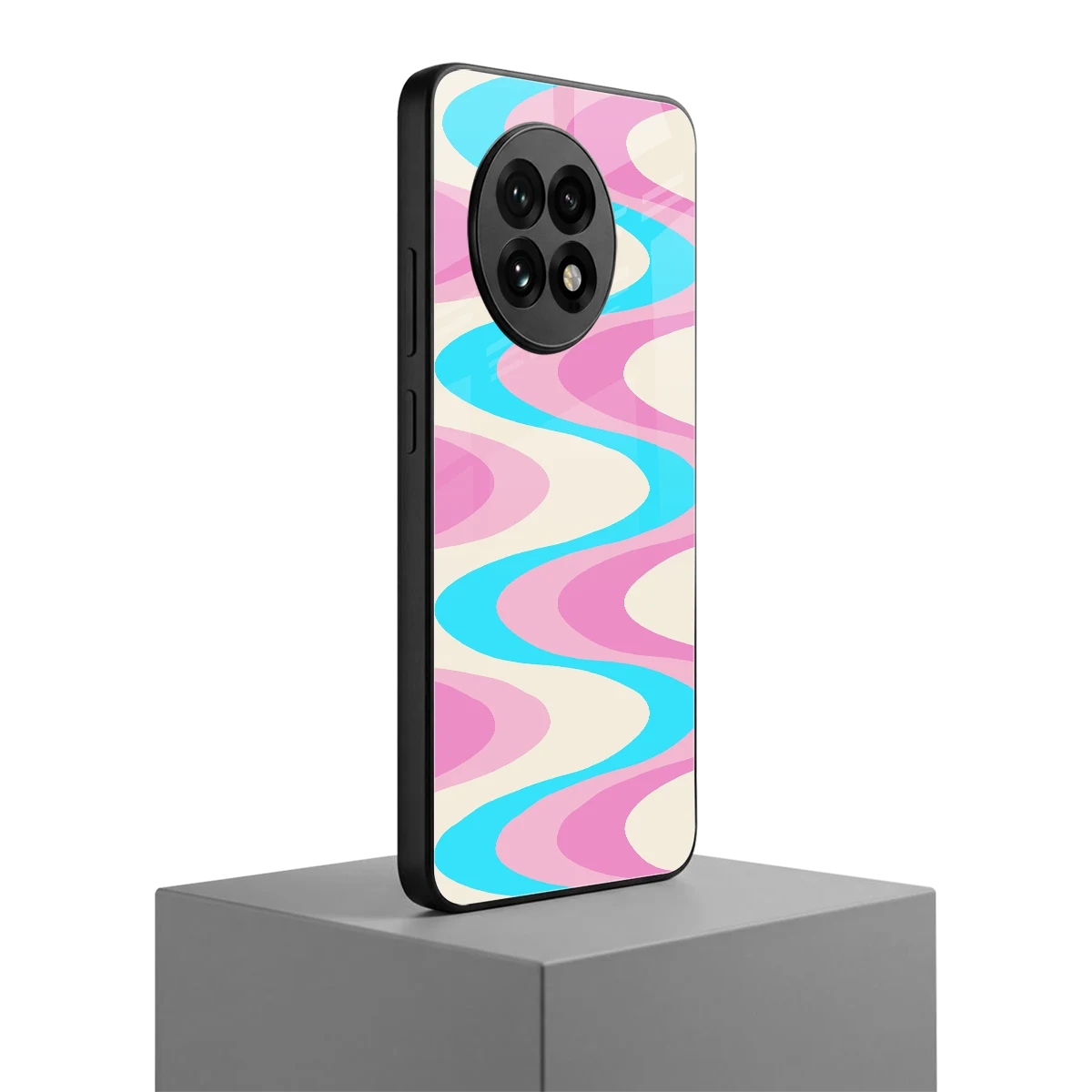 Psychedelic Zig oneplus 13r mobile cover | shockproof glass phone case