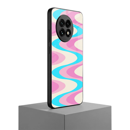 Psychedelic Zig oneplus 13r mobile cover | shockproof glass phone case
