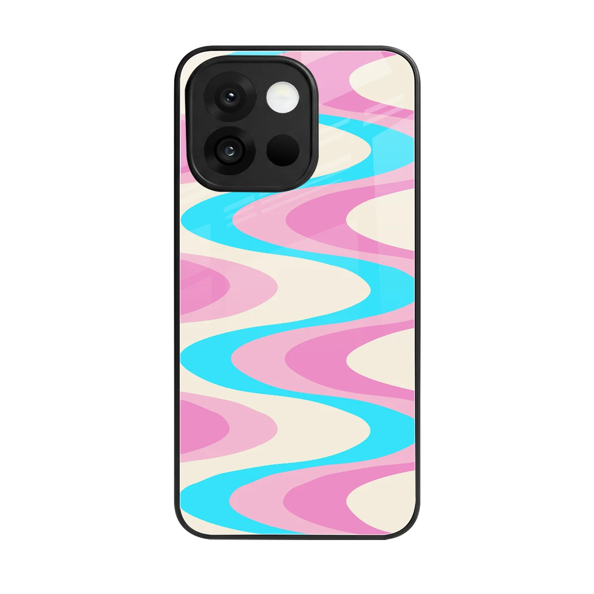 Psychedelic Zig back phone cover | glass case for oneplus 13s