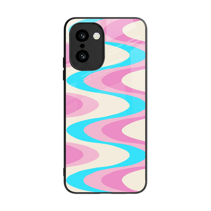 Psychedelic Zig back phone cover | glass case for oneplus 15r