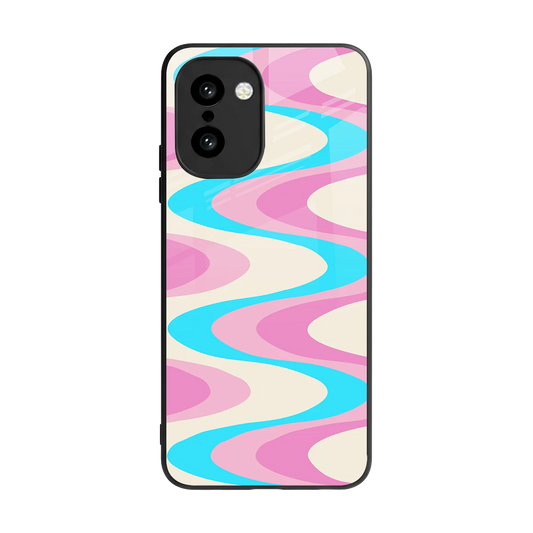 Psychedelic Zig back phone cover | glass case for oneplus 15r