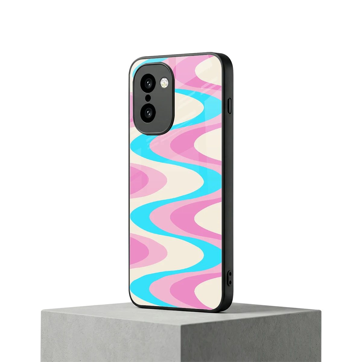 Psychedelic Zig oneplus 15r mobile cover | shockproof glass phone case
