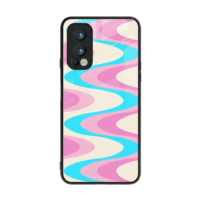 Psychedelic Zig back phone cover | glass case for oneplus nord 2