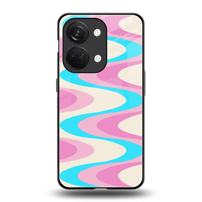 Psychedelic Zig back phone cover | glass case for oneplus nord 3