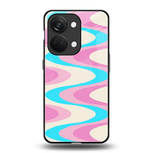 Psychedelic Zig back phone cover | glass case for oneplus nord 3