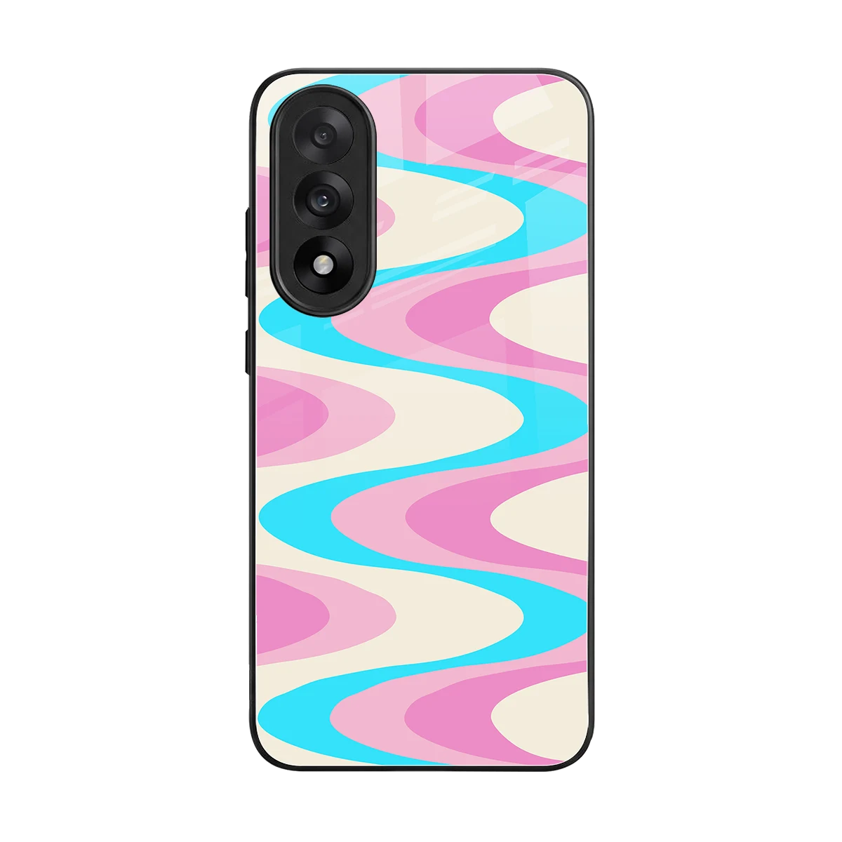 Psychedelic Zig back phone cover | glass case for oneplus nord 5