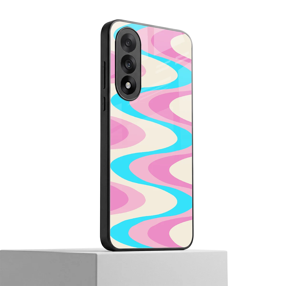 Psychedelic Zig oneplus nord 5 mobile cover | shockproof glass phone case
