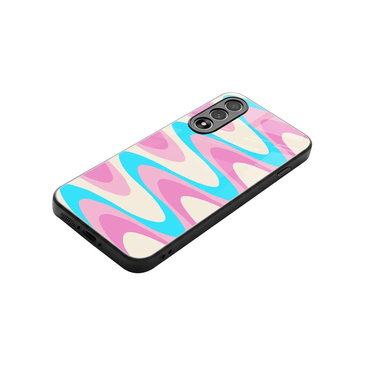 Psychedelic Zig stylish phone case for oneplus nord 5 | glossy glass and slim fit