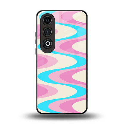 Psychedelic Zig back phone cover | glass case for oneplus nord ce 4