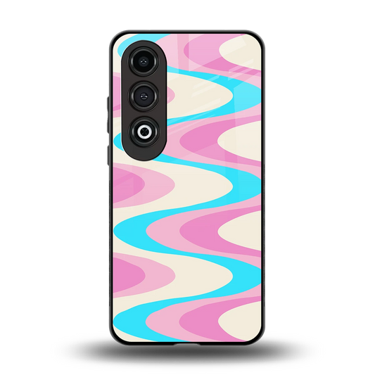 Psychedelic Zig back phone cover | glass case for oneplus nord ce 4