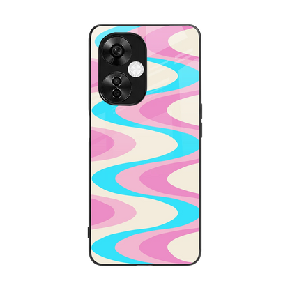 Psychedelic Zig back phone cover | glass case for oneplus nord ce 3 lite
