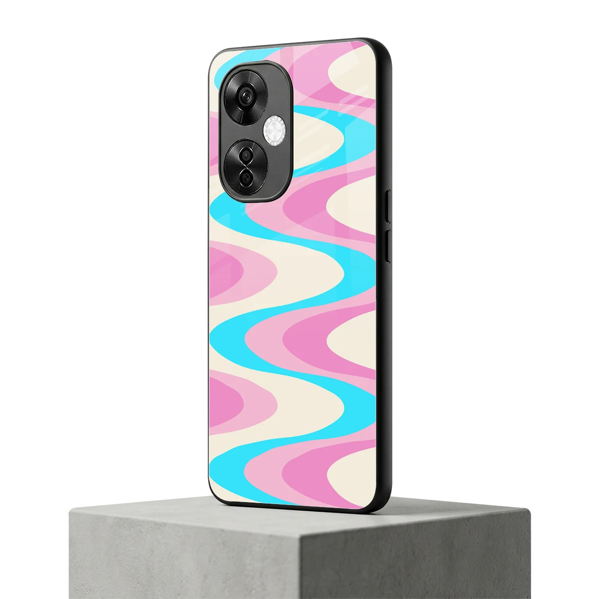 Psychedelic Zig oneplus nord ce 3 lite mobile cover | shockproof glass phone case