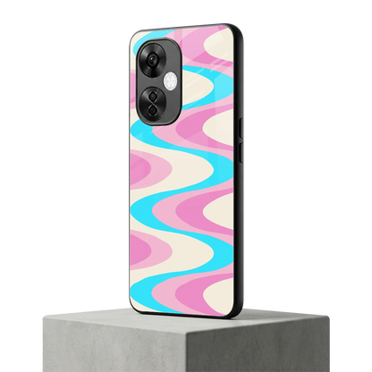 Psychedelic Zig oneplus nord ce 3 lite mobile cover | shockproof glass phone case