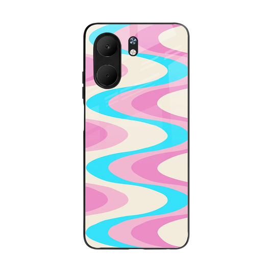 Psychedelic Zig back phone cover | glass case for oppo a5x 5g