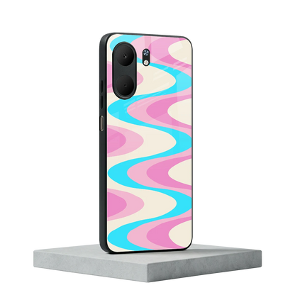Psychedelic Zig oppo a5x 5g mobile cover | shockproof glass phone case