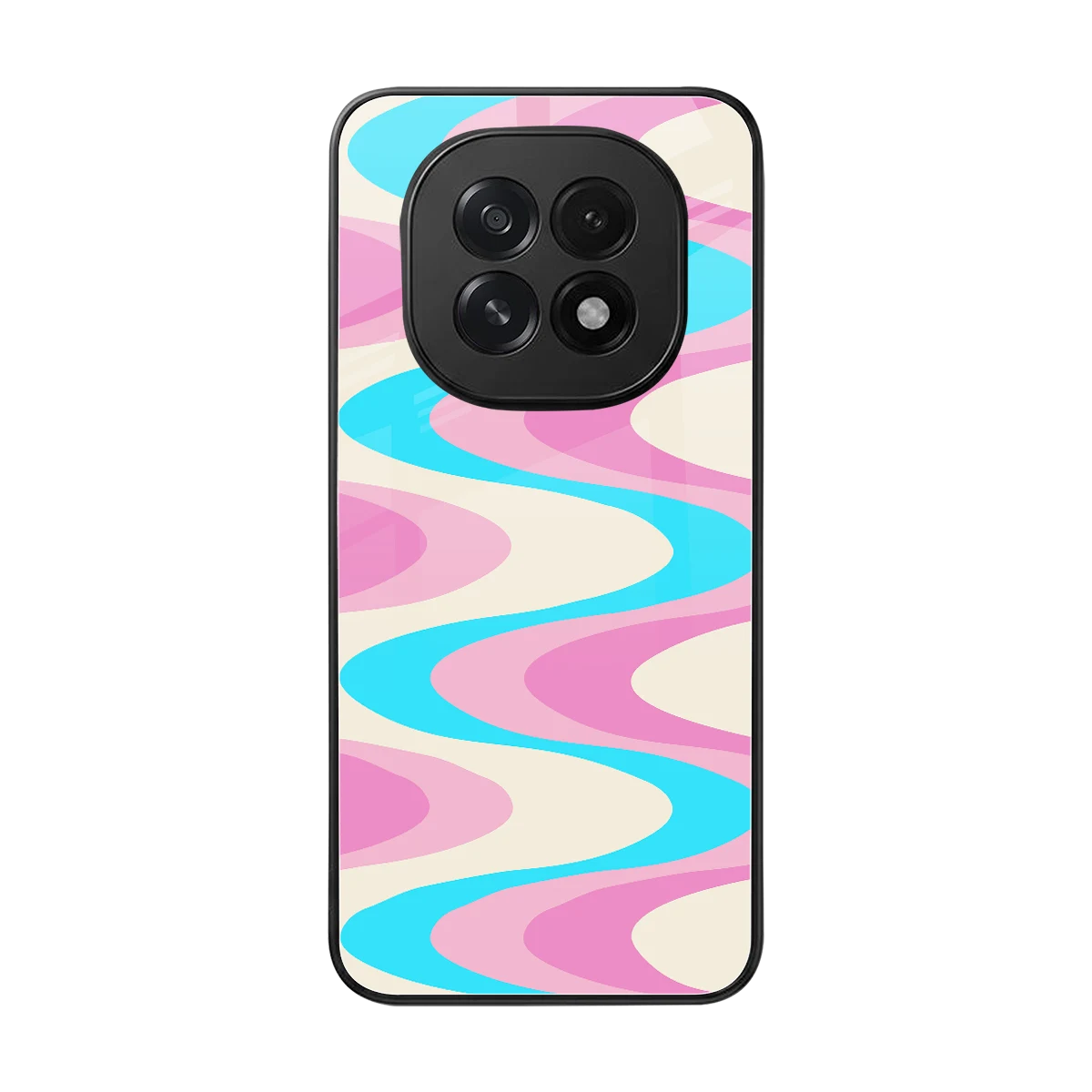Psychedelic Zig back phone cover | glass case for oppo f29 5g