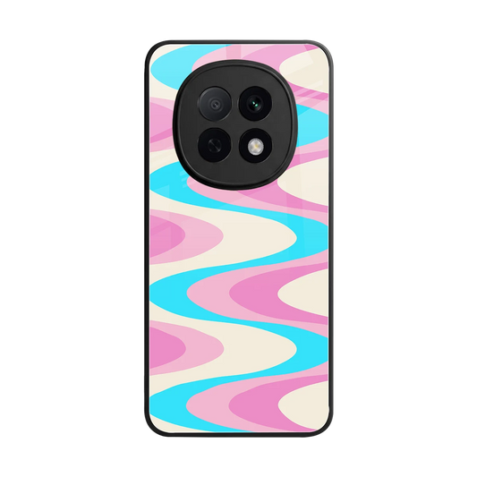 Psychedelic Zig back phone cover | glass case for oppo f29 pro 5g