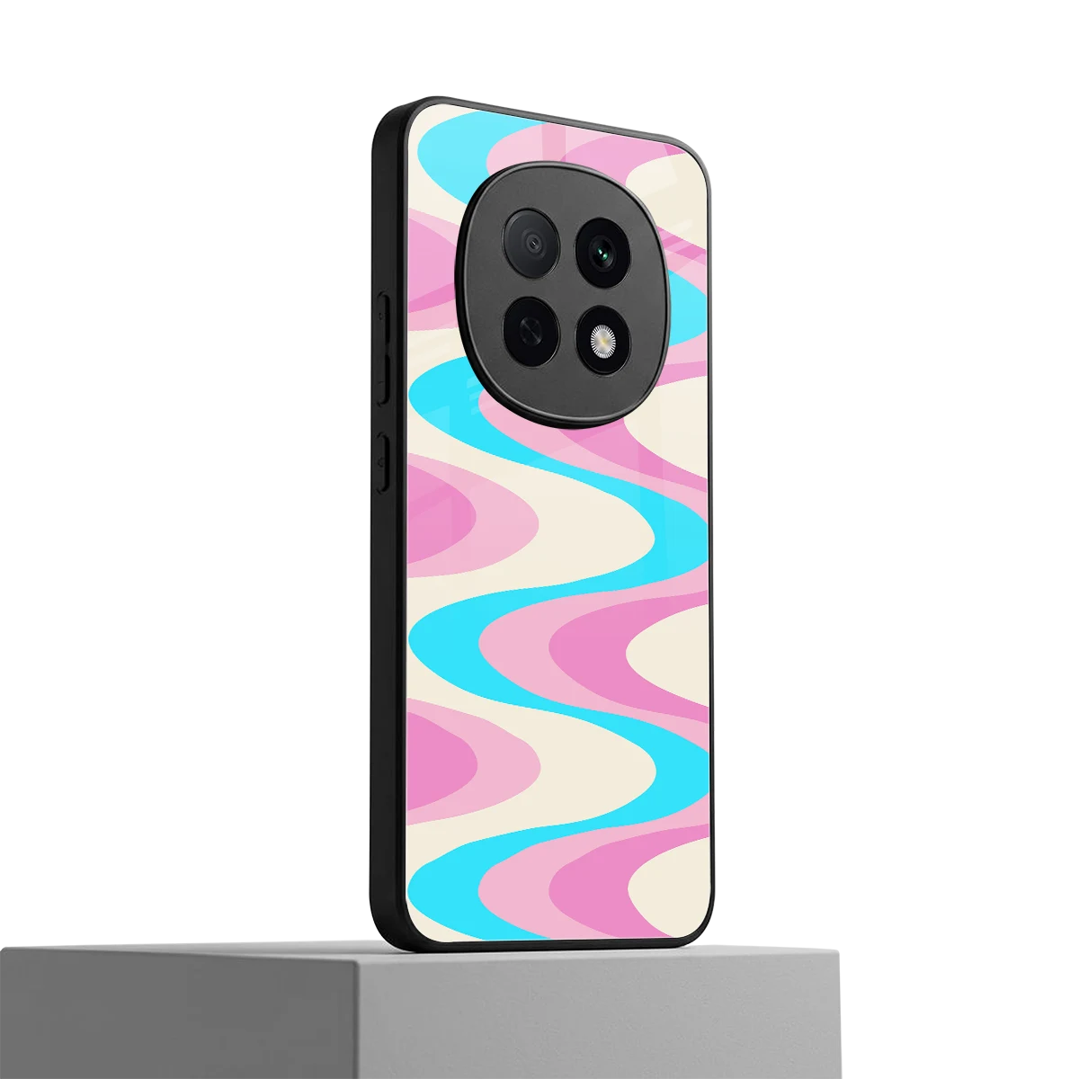Psychedelic Zig oppo f29 pro 5g mobile cover | shockproof glass phone case