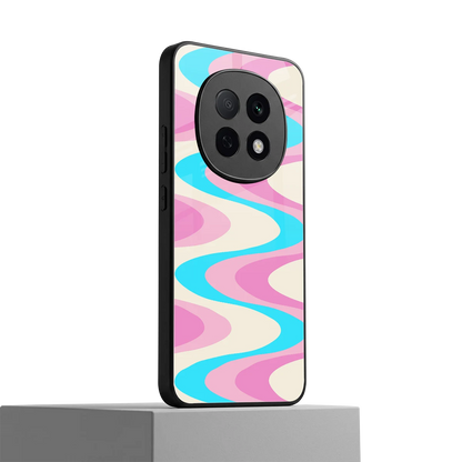 Psychedelic Zig oppo f29 pro 5g mobile cover | shockproof glass phone case