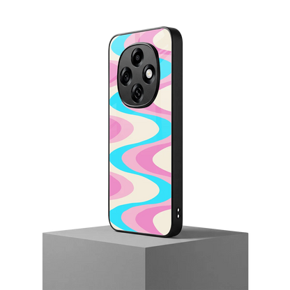 Psychedelic Zig oppo f31 pro 5g mobile cover | shockproof glass phone case