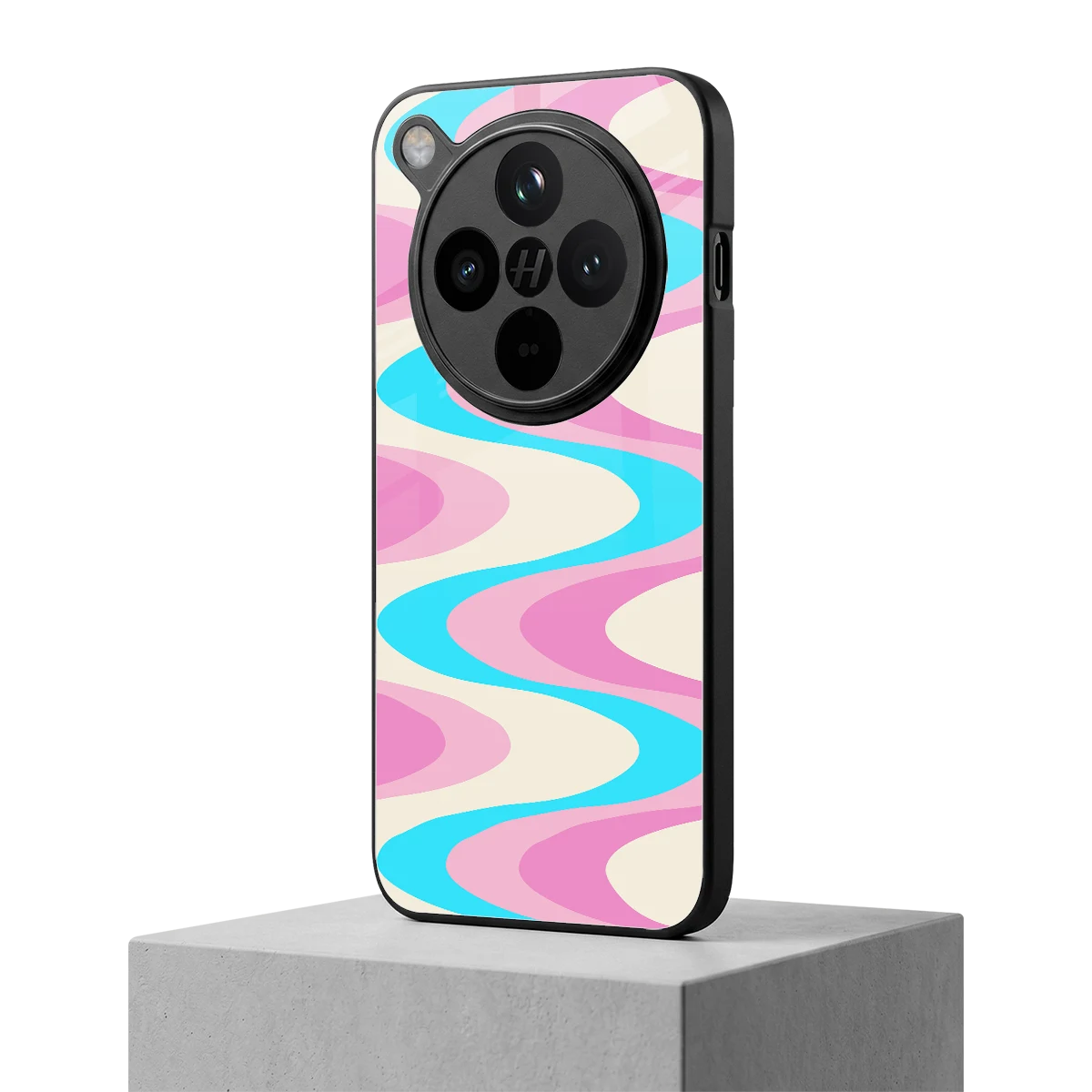 Psychedelic Zig oppo find x8 mobile cover | shockproof glass phone case