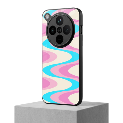 Psychedelic Zig oppo find x8 mobile cover | shockproof glass phone case