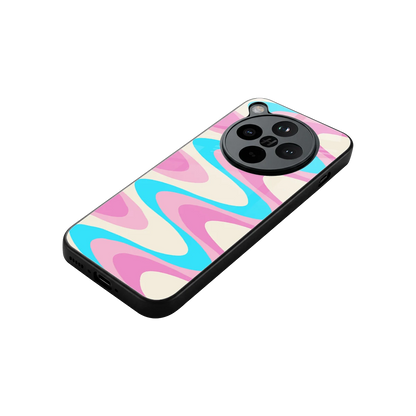 Psychedelic Zig stylish phone case for oppo find x8 | glossy glass and slim fit