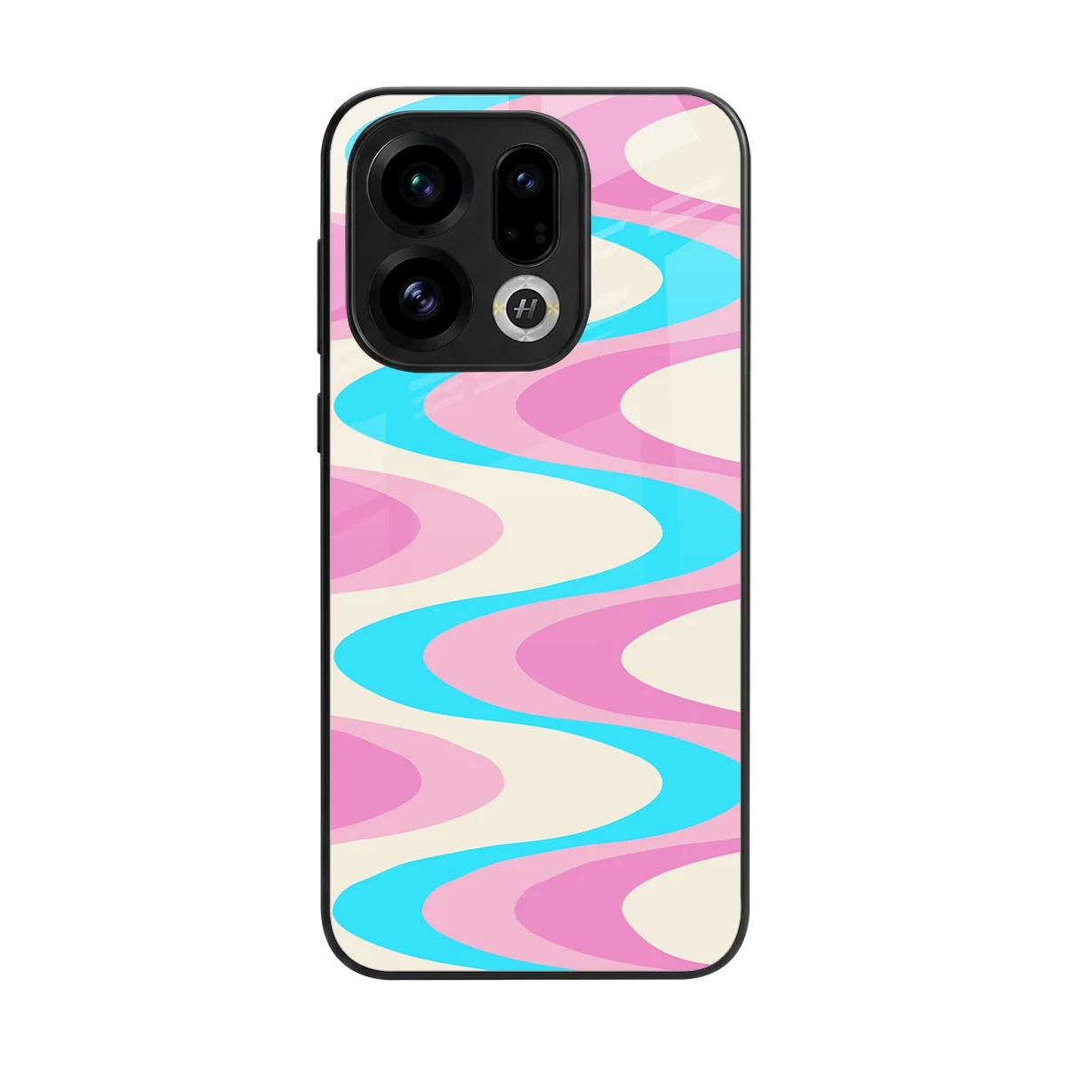 Psychedelic Zig back phone cover | glass case for oppo find x9