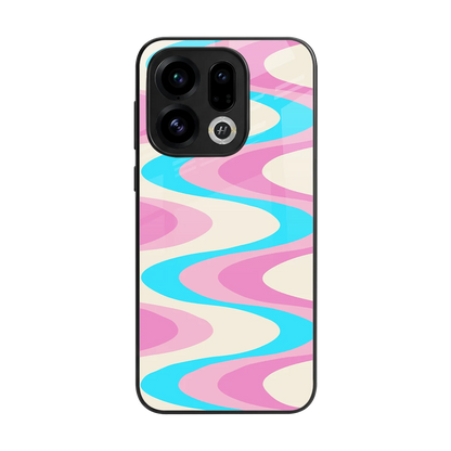 Psychedelic Zig back phone cover | glass case for oppo find x9