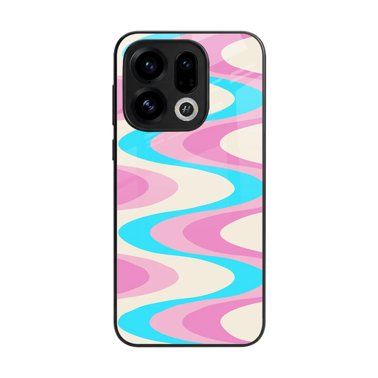 Psychedelic Zig back phone cover | glass case for oppo find x9