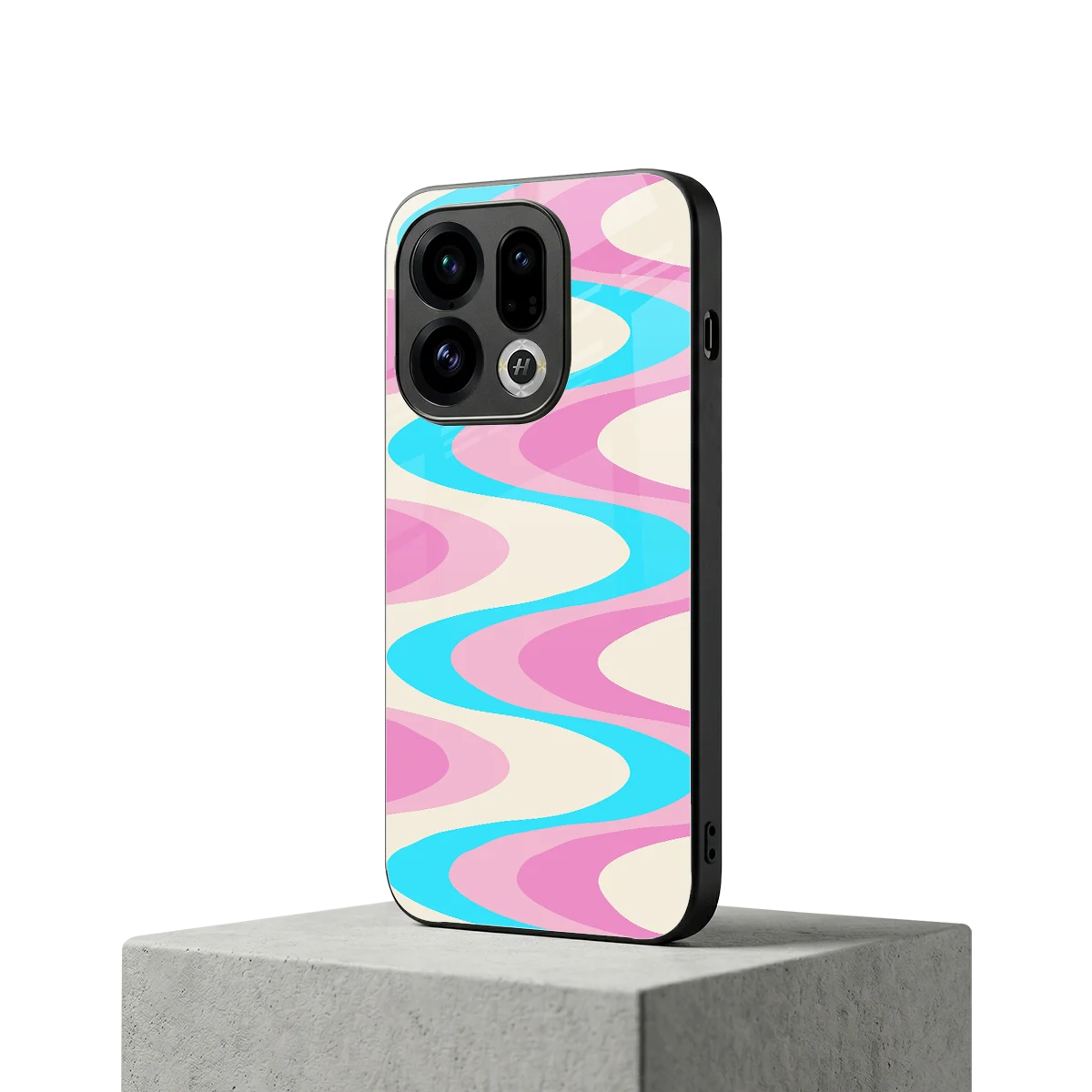 Psychedelic Zig oppo find x9 mobile cover | shockproof glass phone case