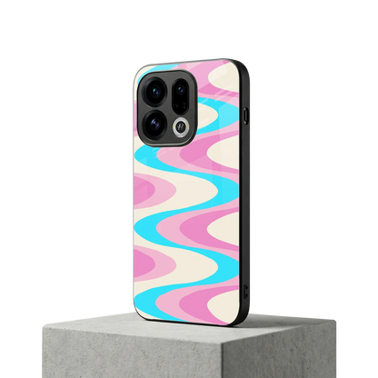 Psychedelic Zig oppo find x9 mobile cover | shockproof glass phone case