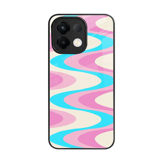 Psychedelic Zig back phone cover | glass case for oppo k13 5g