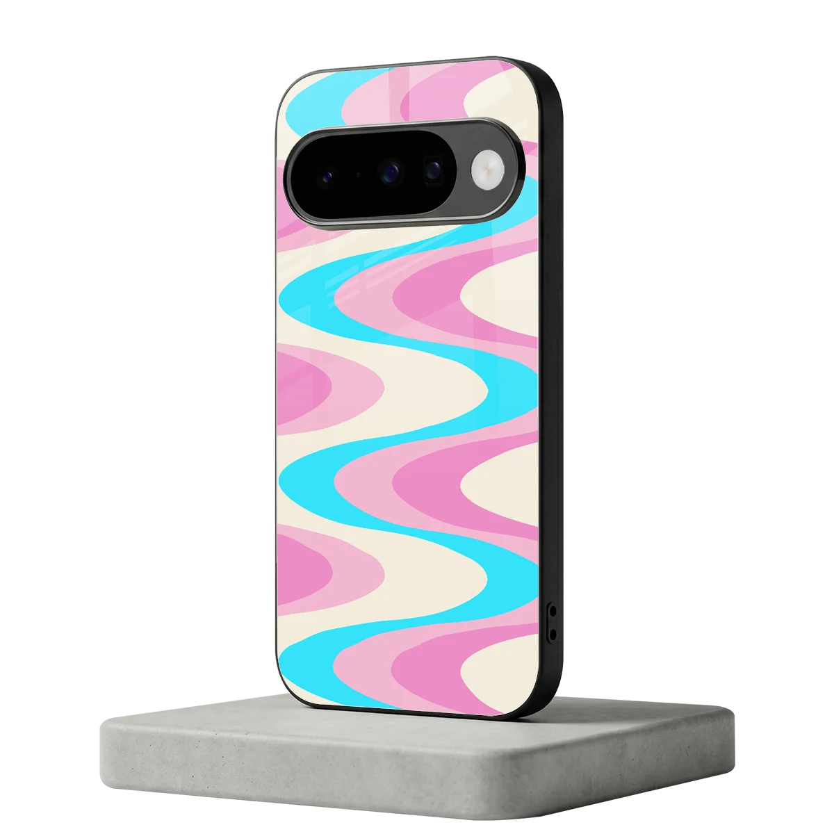 Psychedelic Zig google pixel 10 mobile cover | shockproof glass phone case