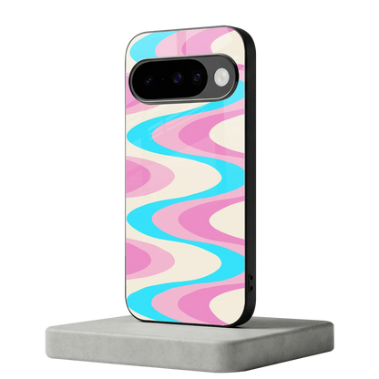 Psychedelic Zig google pixel 10 mobile cover | shockproof glass phone case