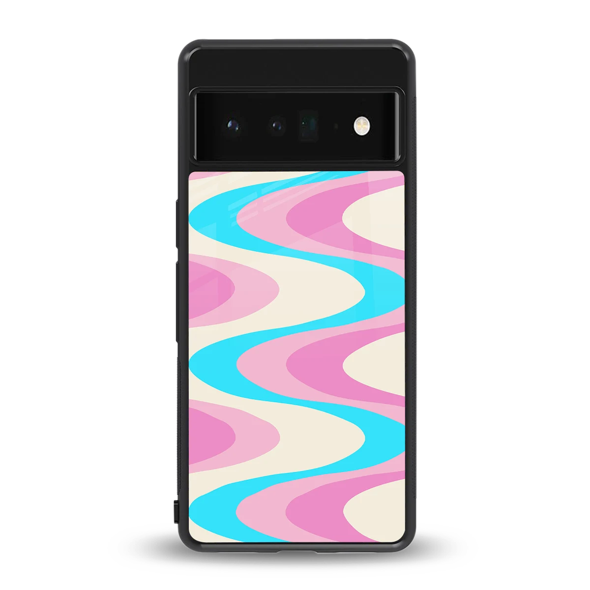 Psychedelic Zig back phone cover | glass case for google pixel 6 pro