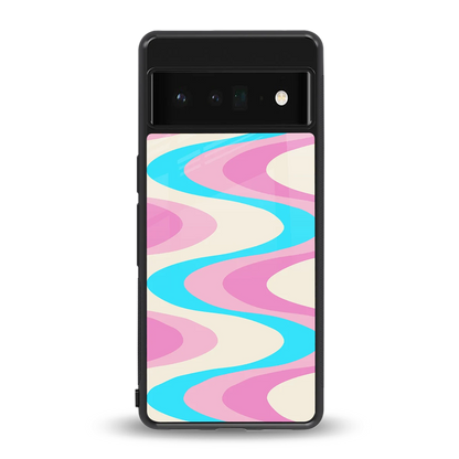 Psychedelic Zig back phone cover | glass case for google pixel 6 pro
