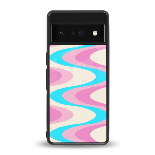 Psychedelic Zig back phone cover | glass case for google pixel 6 pro