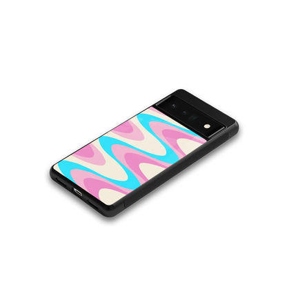 Psychedelic Zig google pixel 6 pro mobile cover | shockproof glass phone case