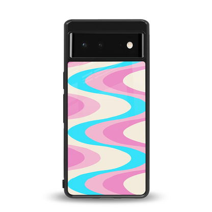 Psychedelic Zig back phone cover | glass case for google pixel 6