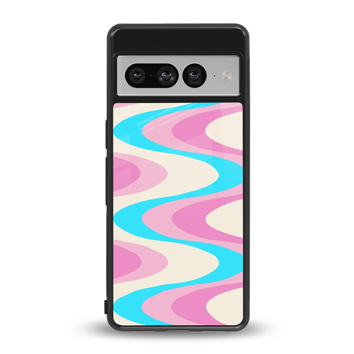 Psychedelic Zig back phone cover | glass case for google pixel 7 pro