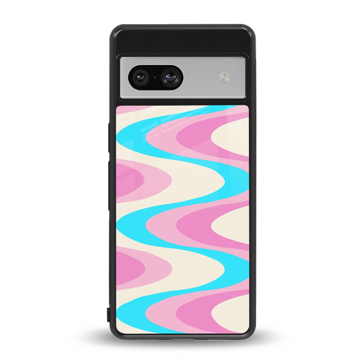Psychedelic Zig back phone cover | glass case for google pixel 7a