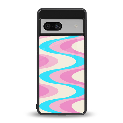 Psychedelic Zig back phone cover | glass case for google pixel 7a