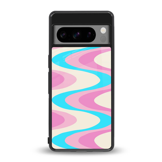 Psychedelic Zig back phone cover | glass case for google pixel 8 pro