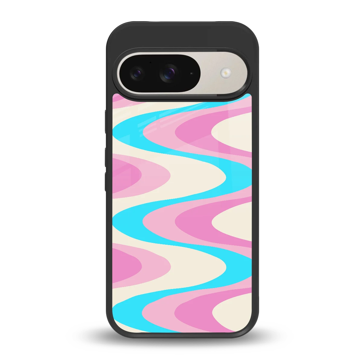 Psychedelic Zig back phone cover | glass case for google pixel 9